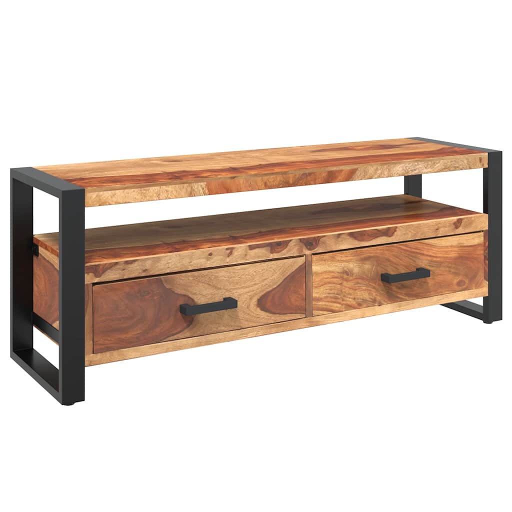 vidaXL Szafka pod TV, 120x35x45 cm, lite drewno akacjowe