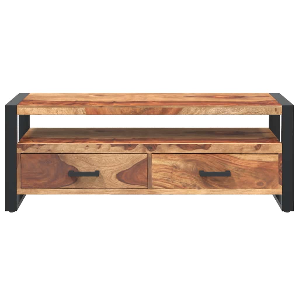 vidaXL Szafka pod TV, 120x35x45 cm, lite drewno akacjowe