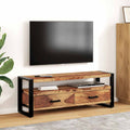 vidaXL Szafka pod TV, 120x35x45 cm, lite drewno akacjowe