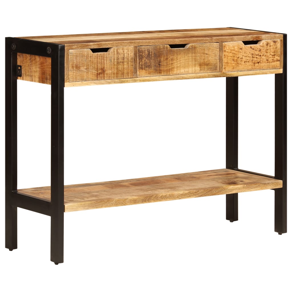 vidaXL Szafka z 3 szufladami, 110x35x75 cm, lite drewno mango
