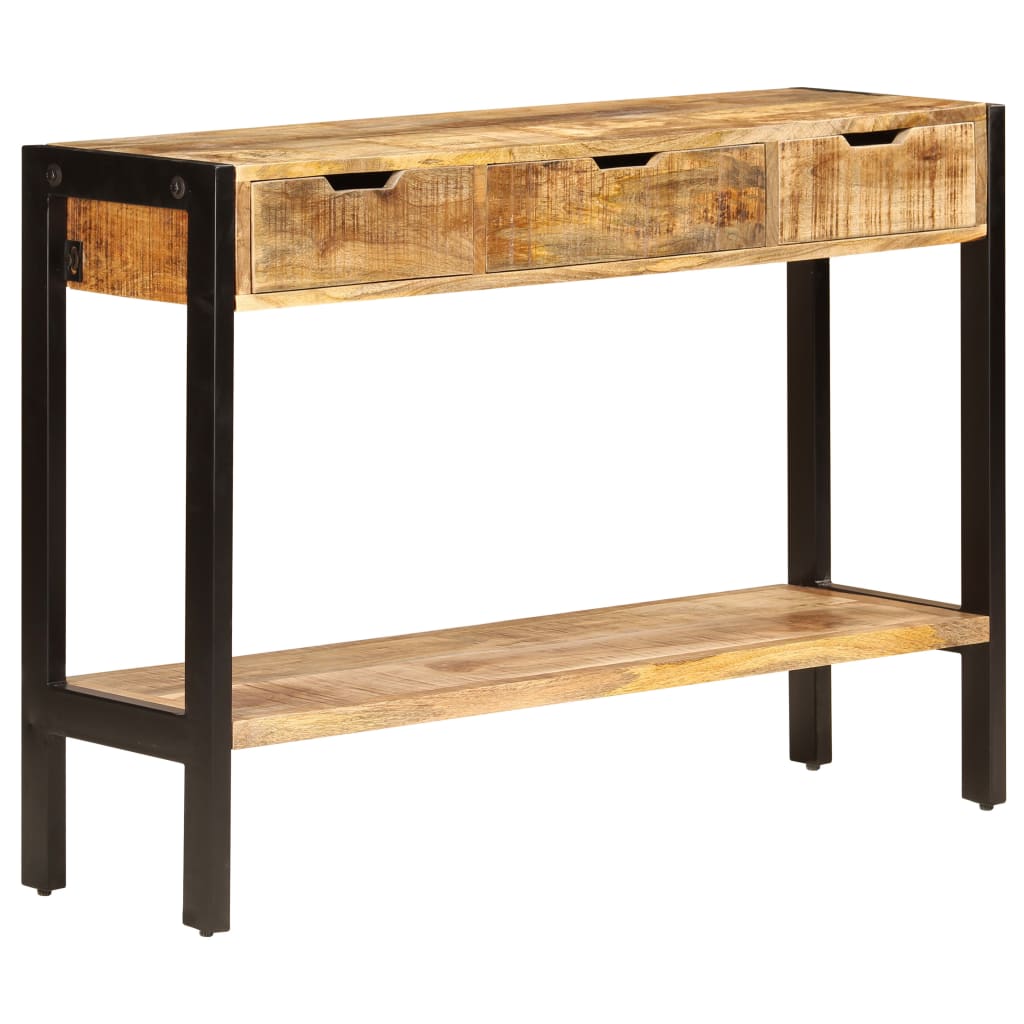 vidaXL Szafka z 3 szufladami, 110x35x75 cm, lite drewno mango