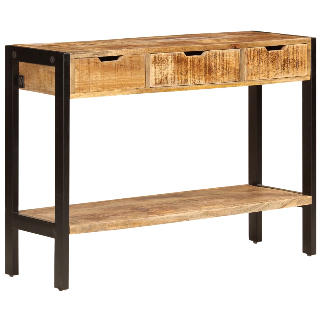 vidaXL Szafka z 3 szufladami, 110x35x75 cm, lite drewno mango