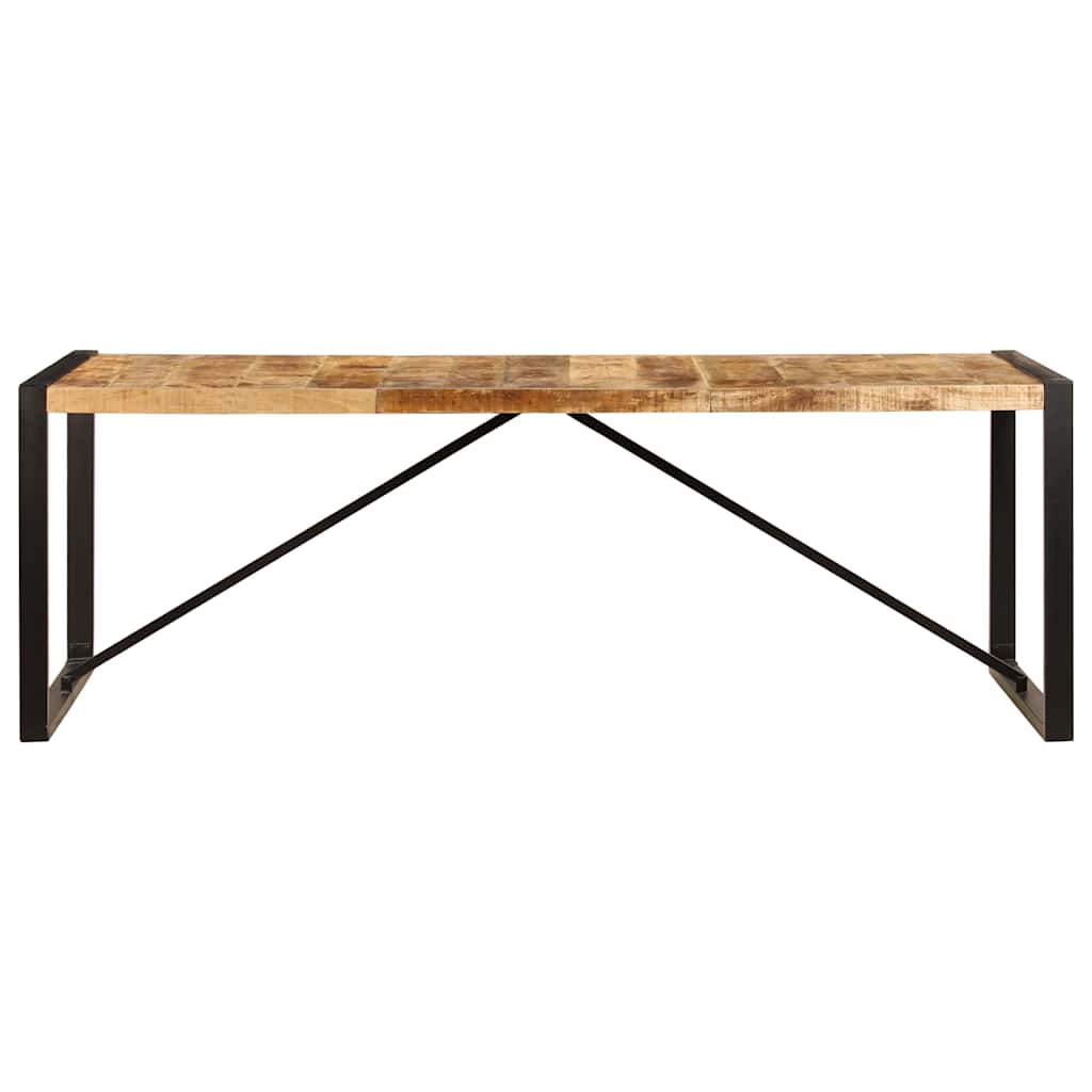 vidaXL Stół jadalniany, 220x100x75 cm, lite drewno mango