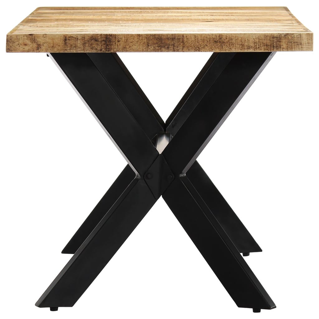 vidaXL Stół jadalniany, 160 x 80 x 75 cm, lite surowe drewno mango