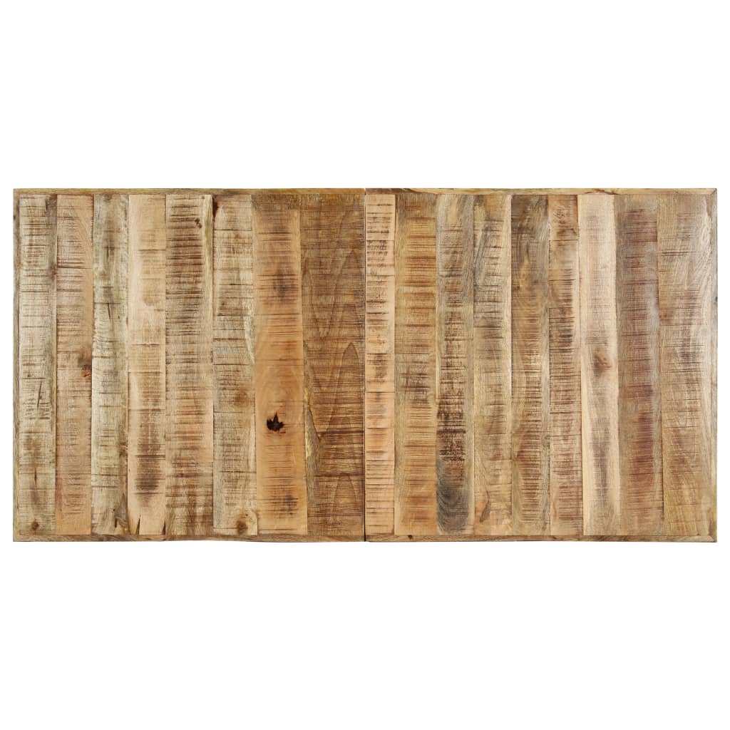 vidaXL Stół jadalniany, 160 x 80 x 75 cm, lite surowe drewno mango