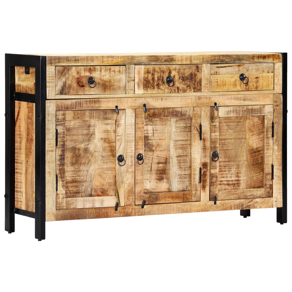 vidaXL Komoda, 120x35x76 cm, lite drewno mango