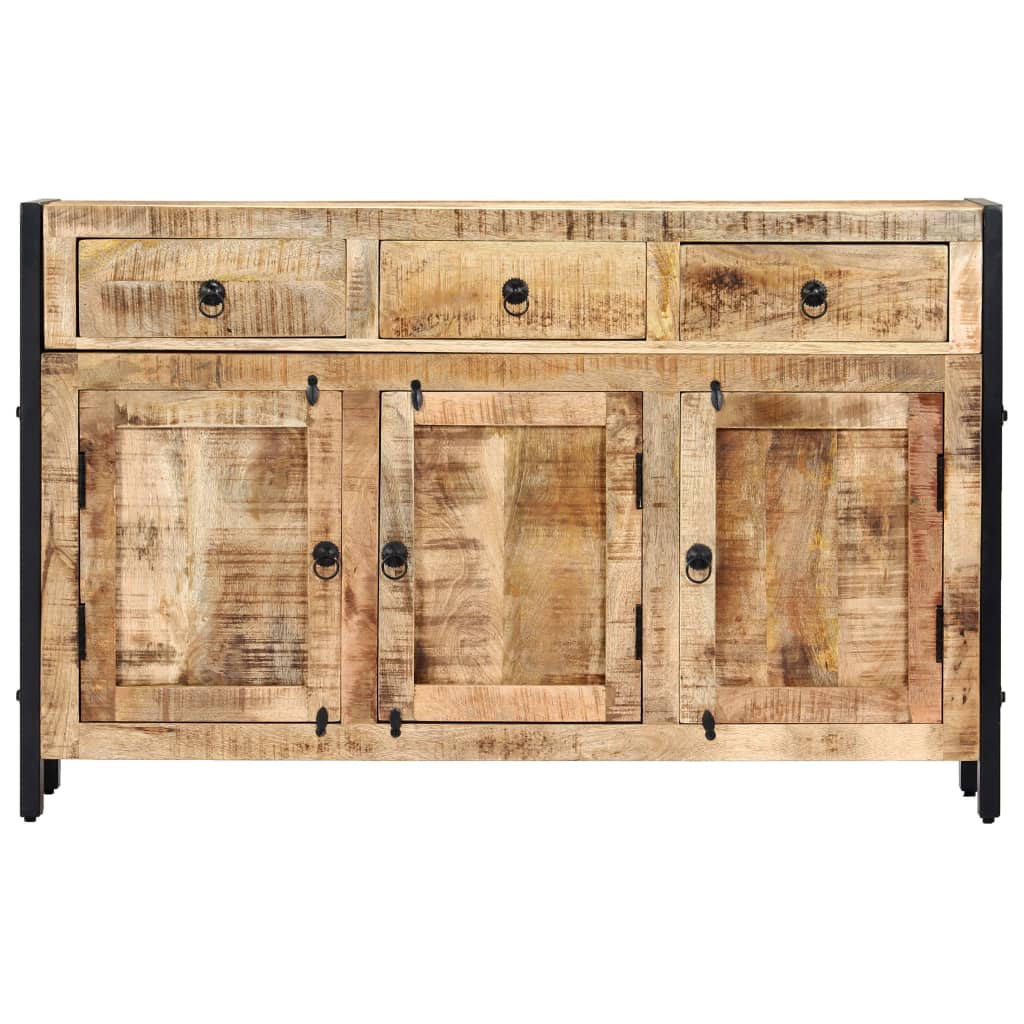 vidaXL Komoda, 120x35x76 cm, lite drewno mango