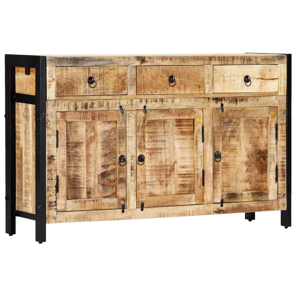 vidaXL Komoda, 120x35x76 cm, lite drewno mango