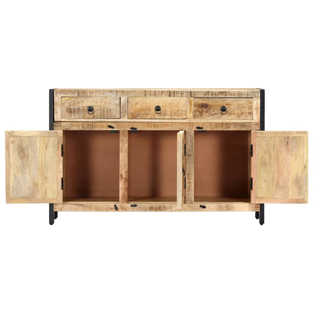 vidaXL Komoda, 120x35x76 cm, lite drewno mango
