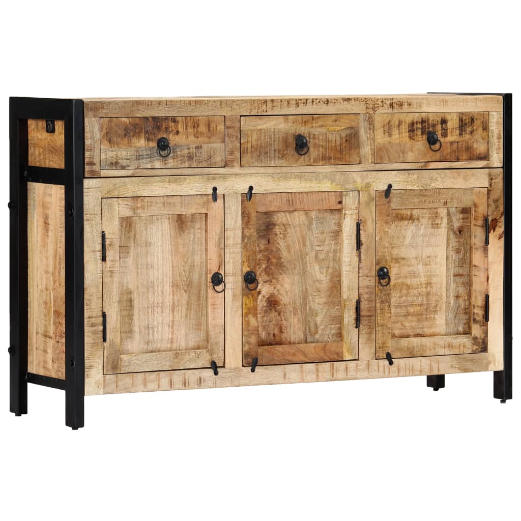 vidaXL Komoda, 120x35x76 cm, lite drewno mango