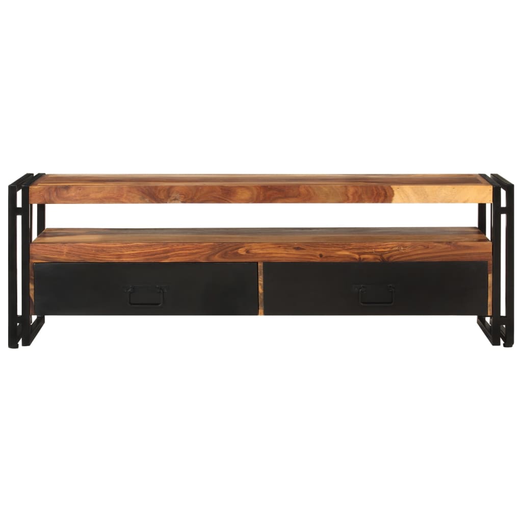 vidaXL Szafka pod TV, 120 x 30 x 40 cm, lite drewno akacjowe