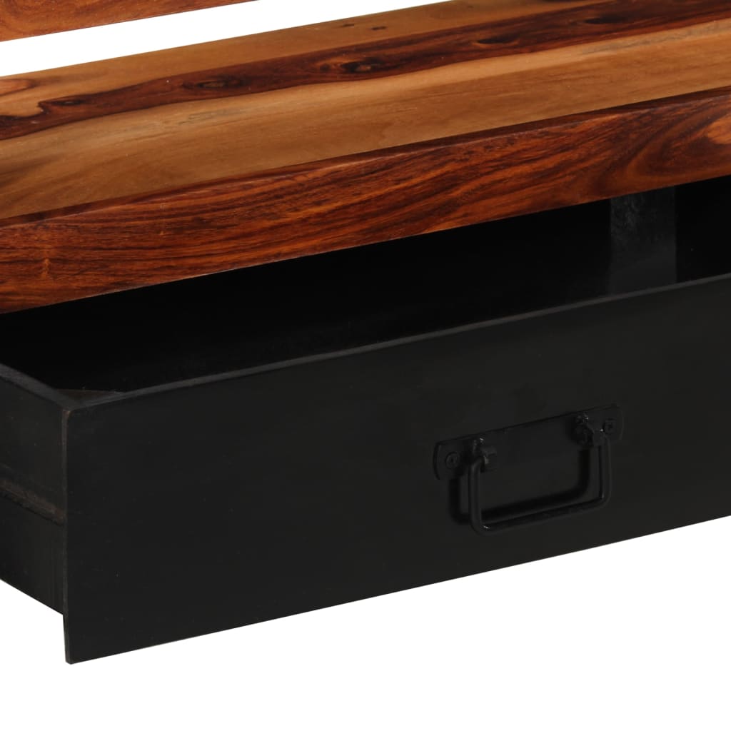 vidaXL Szafka pod TV, 120 x 30 x 40 cm, lite drewno akacjowe