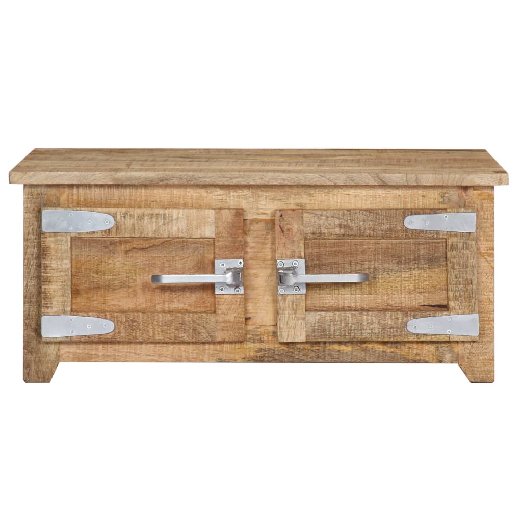 vidaXL Stolik kawowy, 70 x 70 x 30 cm, lite drewno mango