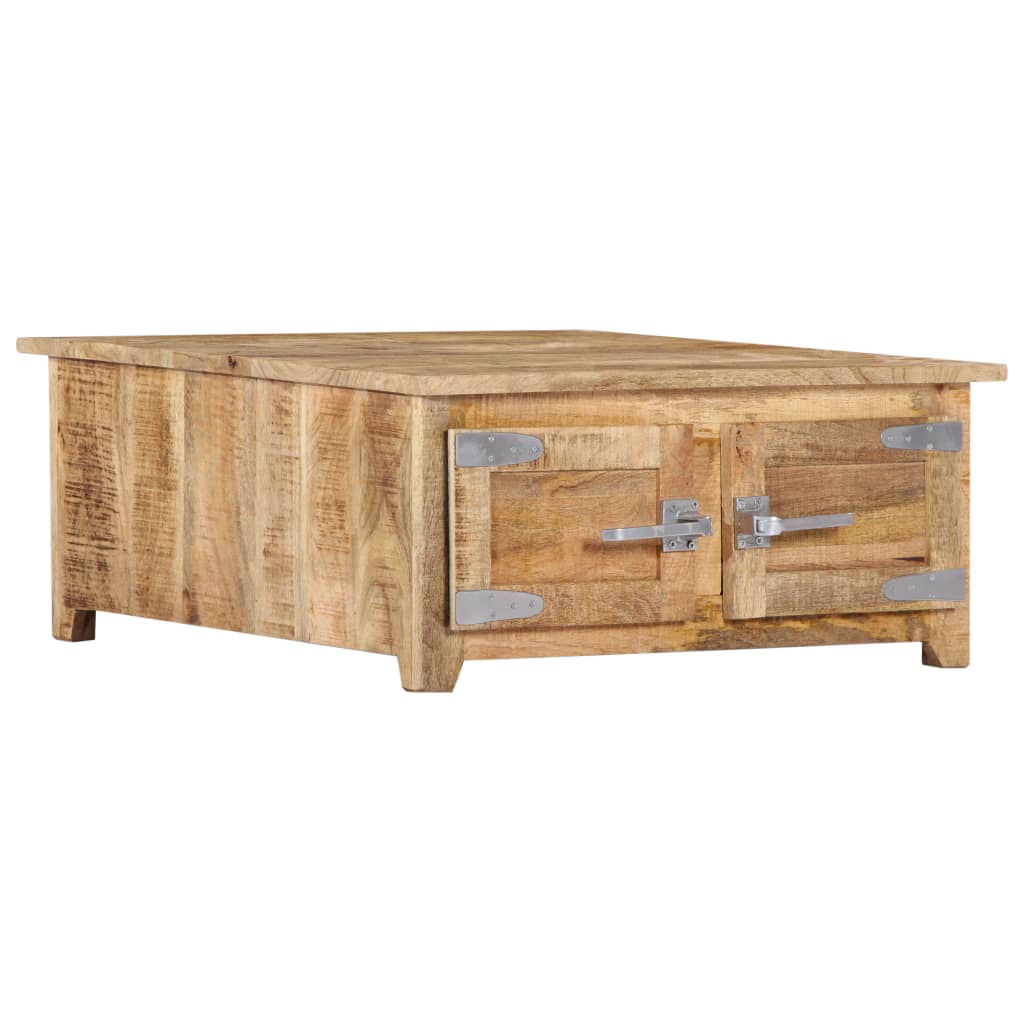 vidaXL Stolik kawowy, 70 x 70 x 30 cm, lite drewno mango