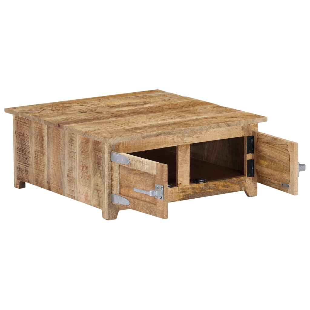 vidaXL Stolik kawowy, 70 x 70 x 30 cm, lite drewno mango