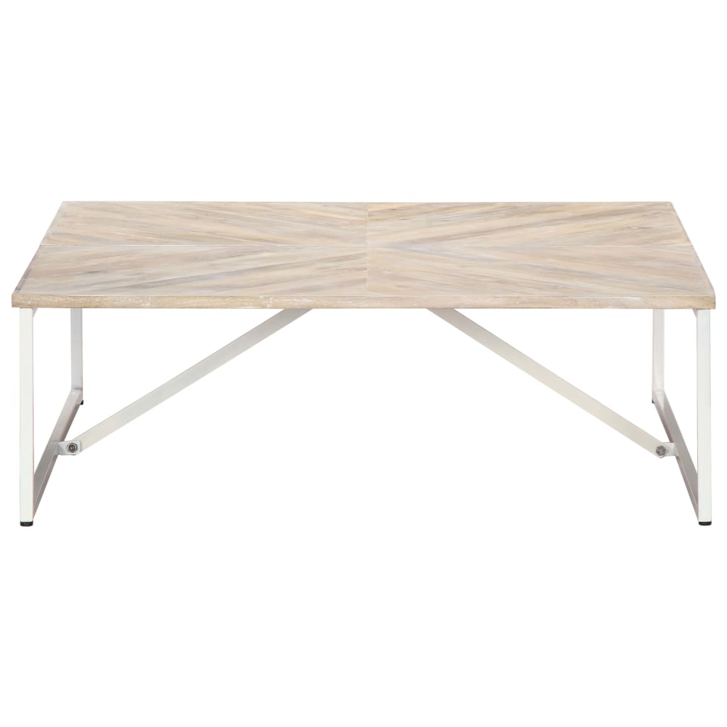 vidaXL Stolik kawowy, 110 x 110 x 36 cm, lite drewno mango