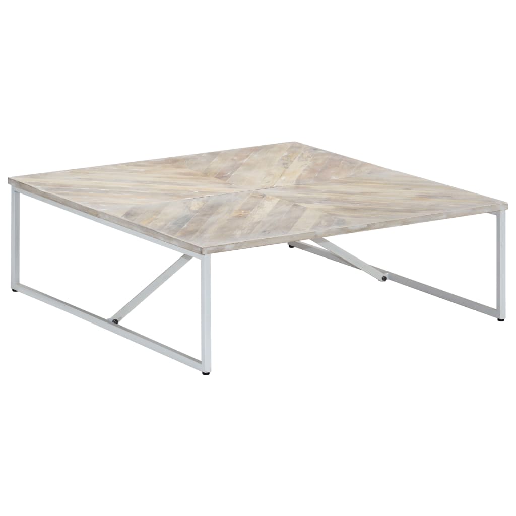 vidaXL Stolik kawowy, 110 x 110 x 36 cm, lite drewno mango