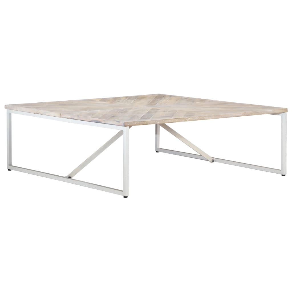 vidaXL Stolik kawowy, 110 x 110 x 36 cm, lite drewno mango
