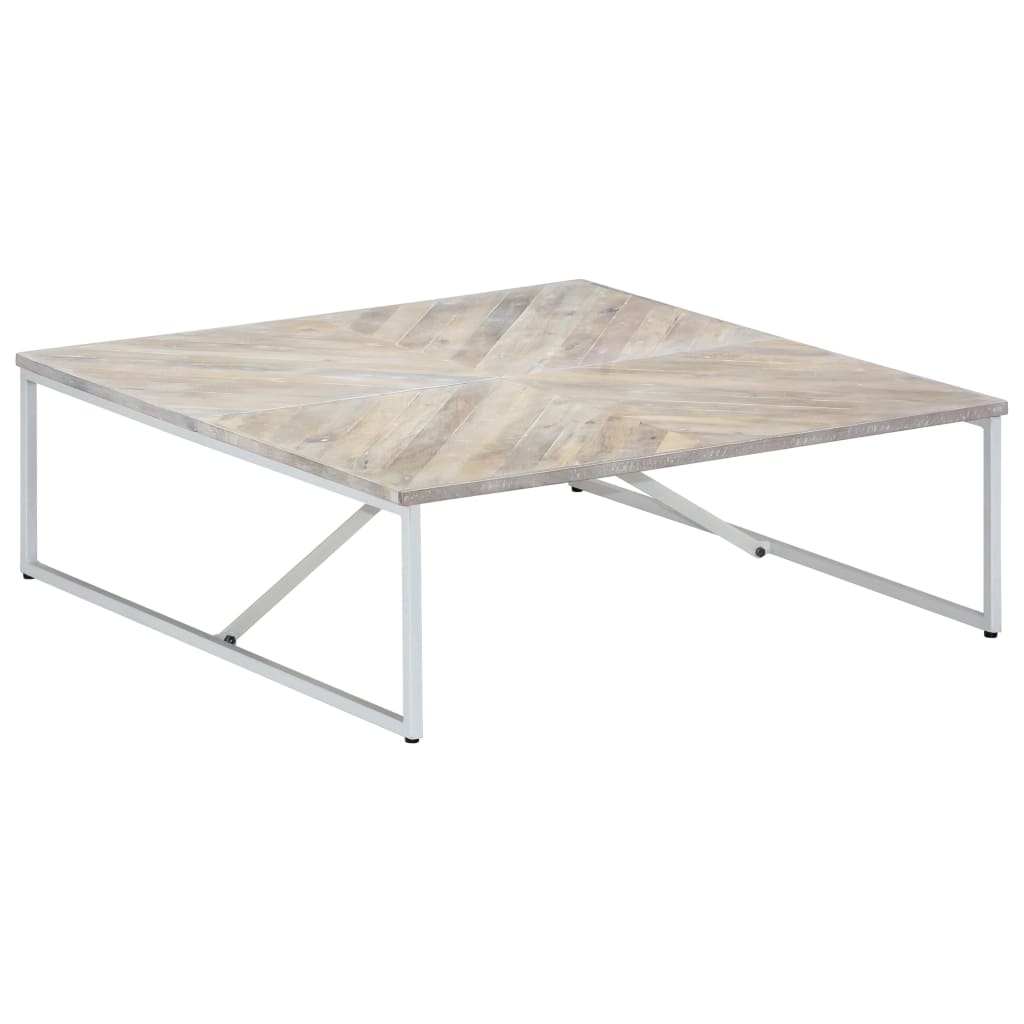vidaXL Stolik kawowy, 110 x 110 x 36 cm, lite drewno mango