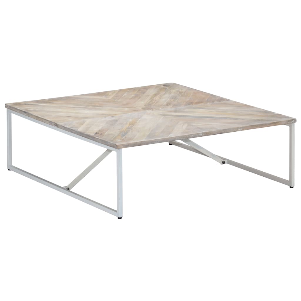 vidaXL Stolik kawowy, 110 x 110 x 36 cm, lite drewno mango