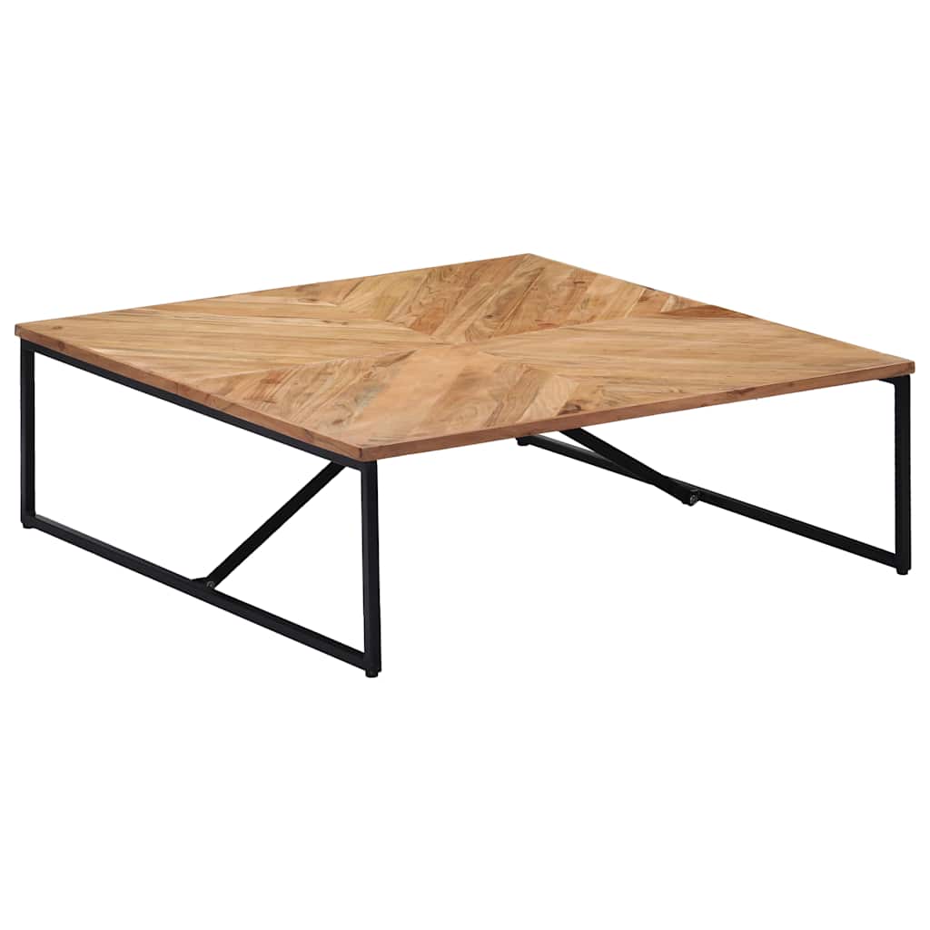 vidaXL Stolik kawowy, 110 x 110 x 36 cm, lite drewno akacjowe