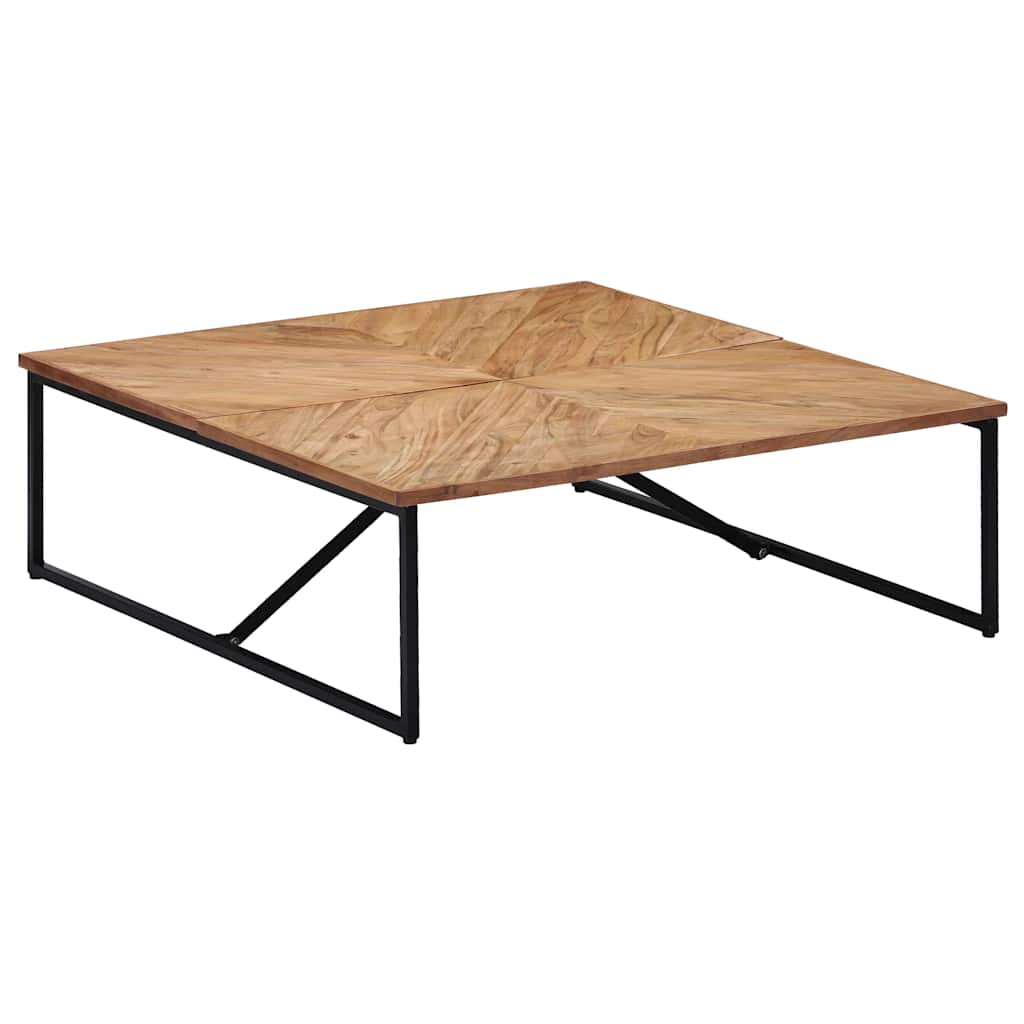 vidaXL Stolik kawowy, 110 x 110 x 36 cm, lite drewno akacjowe