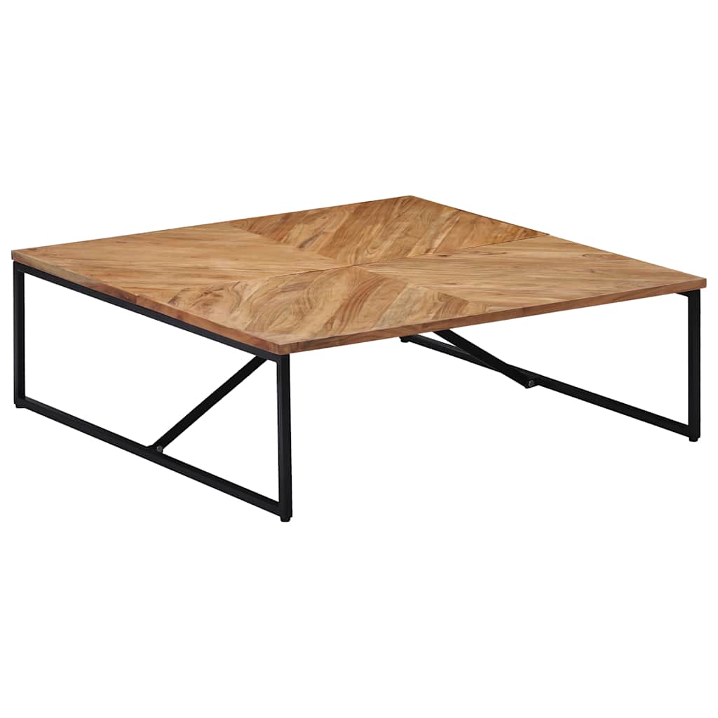 vidaXL Stolik kawowy, 110 x 110 x 36 cm, lite drewno akacjowe