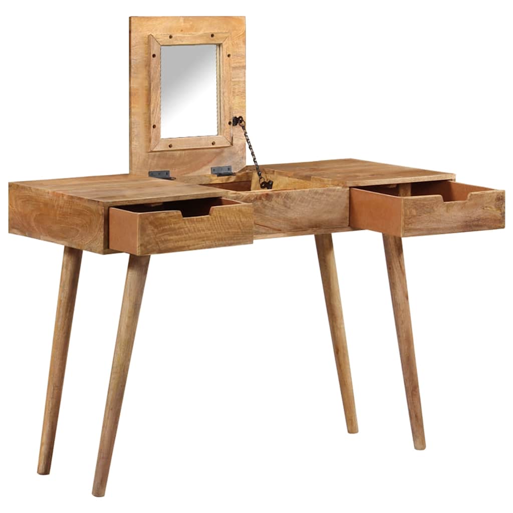 vidaXL Toaletka, 112 x 45 x 76 cm, lite drewno mango