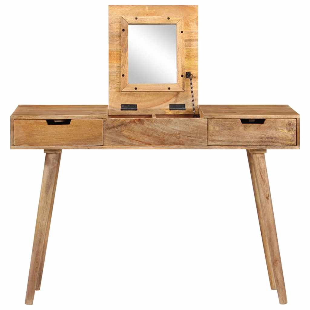 vidaXL Toaletka, 112 x 45 x 76 cm, lite drewno mango