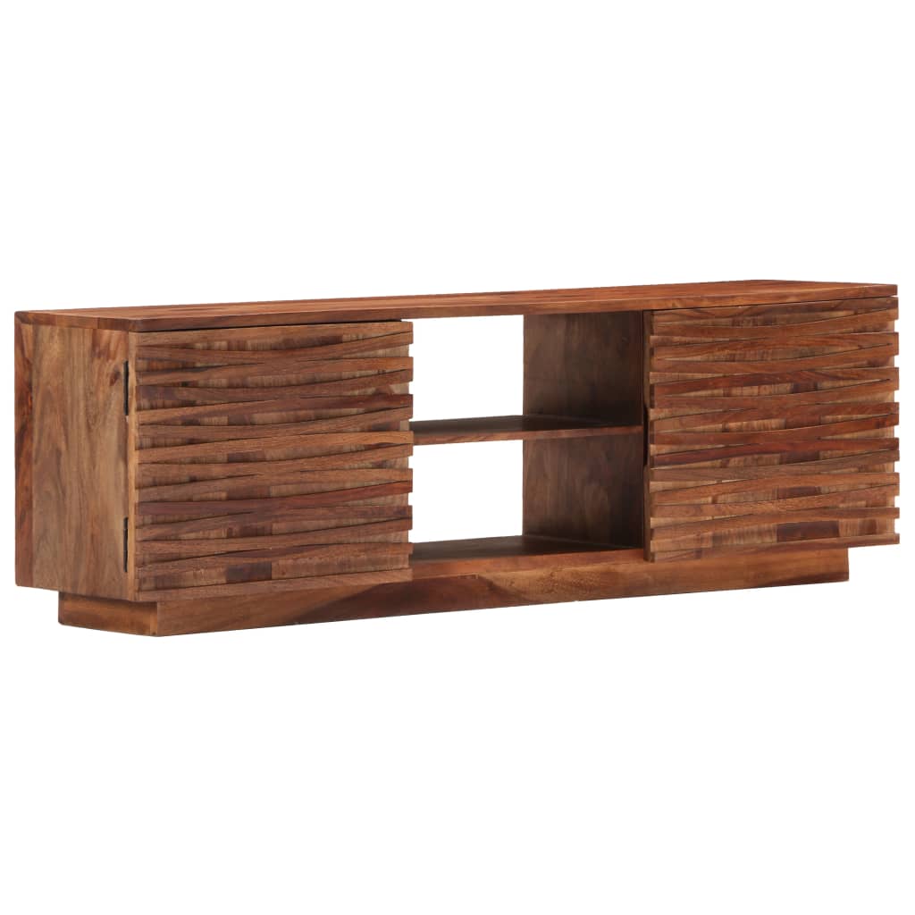 vidaXL Szafka pod TV, 120x30x40 cm, lite drewno akacjowe