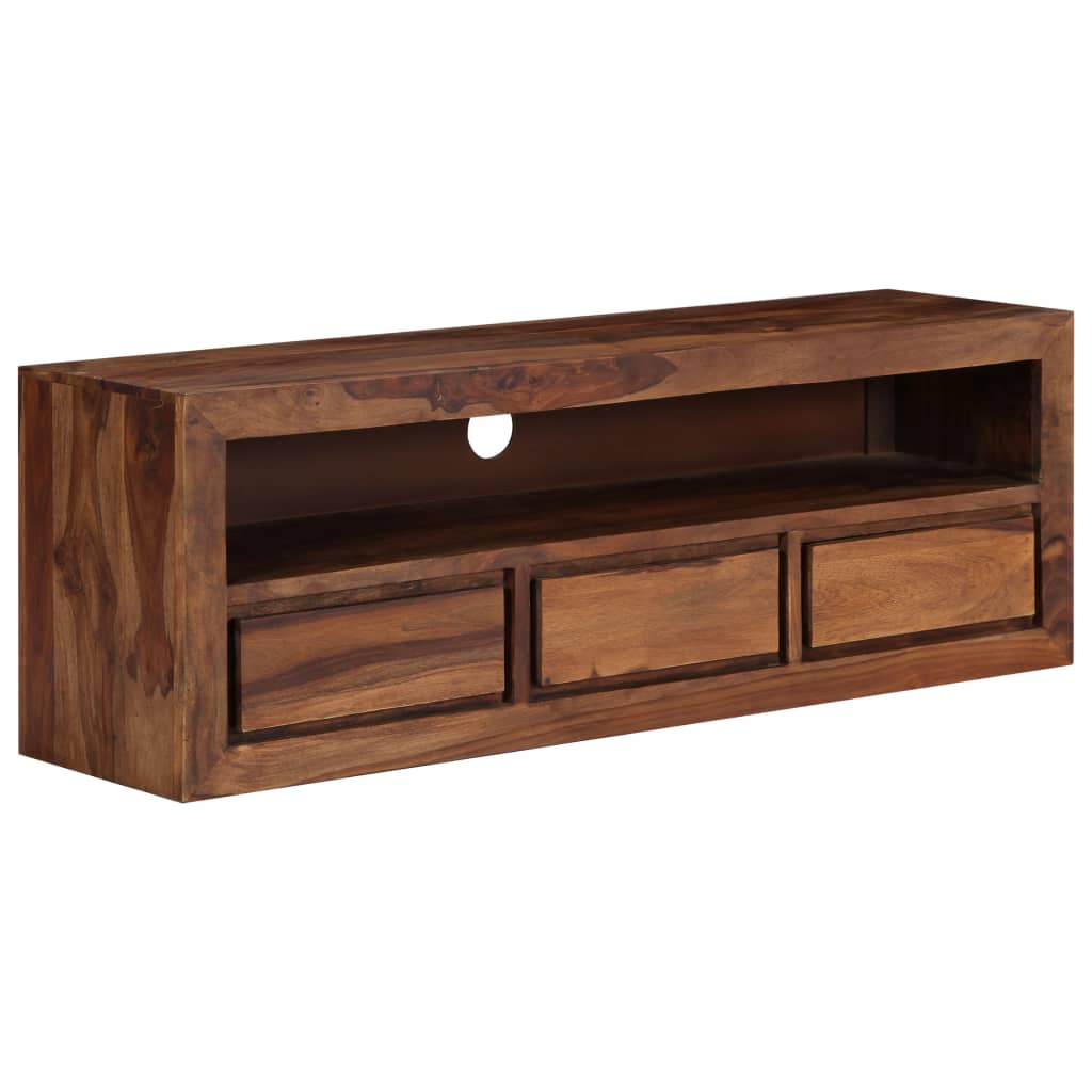 vidaXL Szafka pod TV, 120x30x40 cm, lite drewno akacjowe