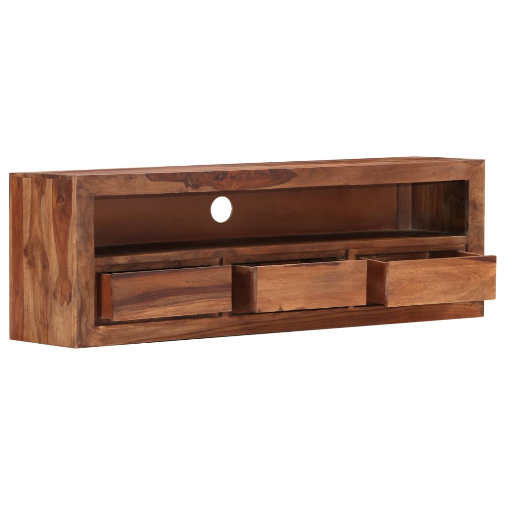 vidaXL Szafka pod TV, 120x30x40 cm, lite drewno akacjowe