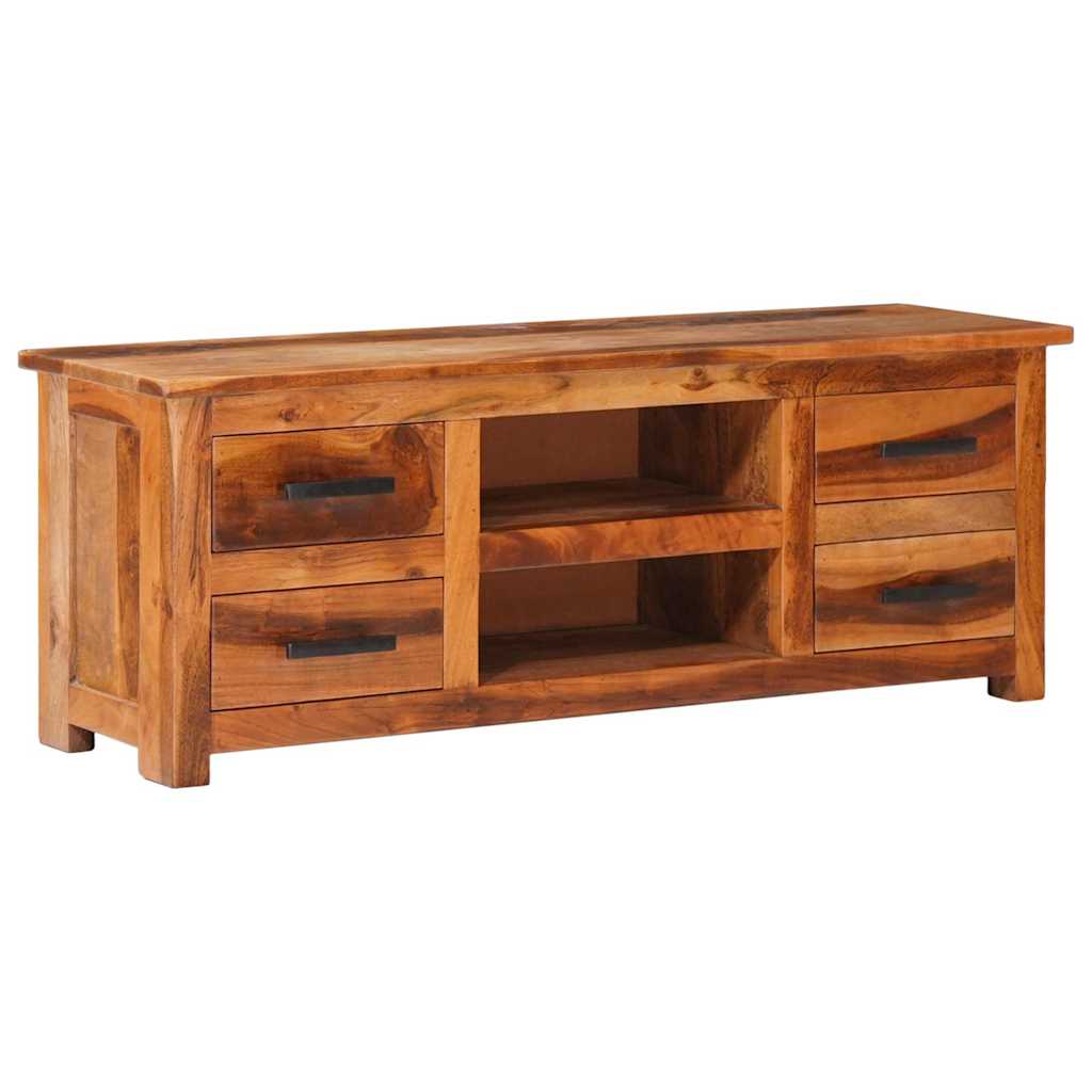 vidaXL Szafka pod telewizor, 110x30x40 cm, lite drewno