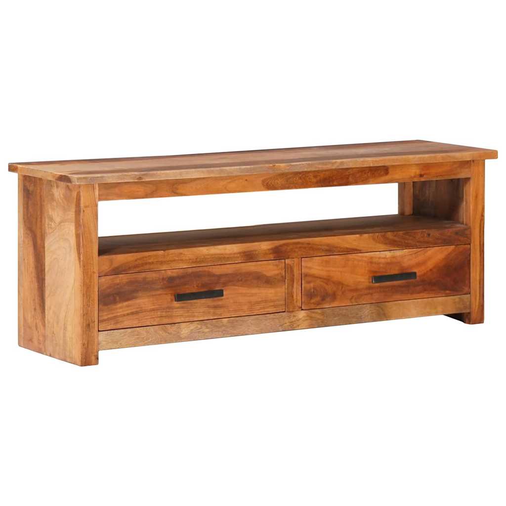 vidaXL Szafka pod TV, 118x30x40 cm, lite drewno
