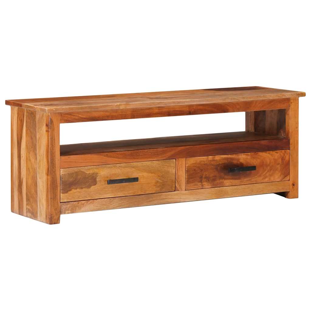 vidaXL Szafka pod TV, 118x30x40 cm, lite drewno
