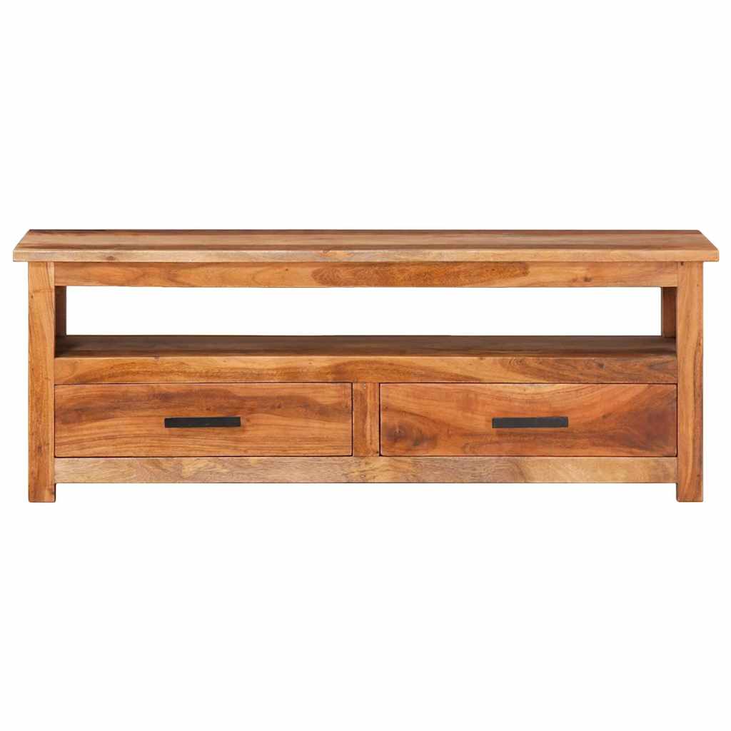 vidaXL Szafka pod TV, 118x30x40 cm, lite drewno