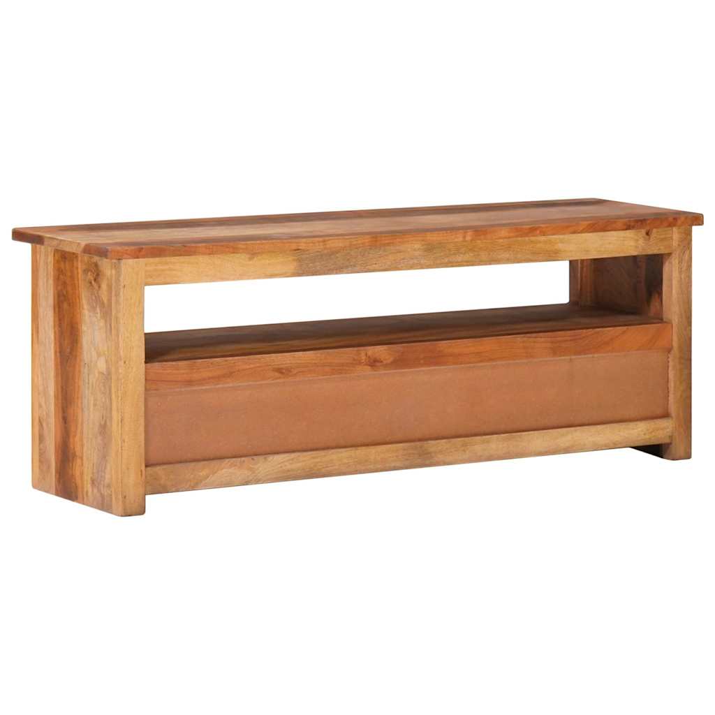 vidaXL Szafka pod TV, 118x30x40 cm, lite drewno