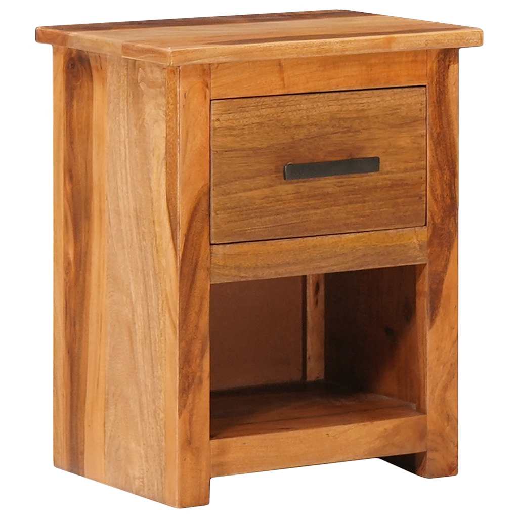 vidaXL Stolik nocny, 40x30x50 cm, lite drewno