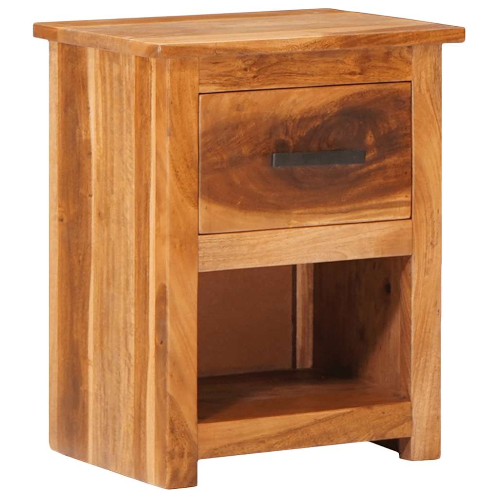 vidaXL Stolik nocny, 40x30x50 cm, lite drewno