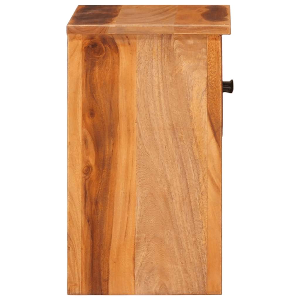 vidaXL Stolik nocny, 40x30x50 cm, lite drewno