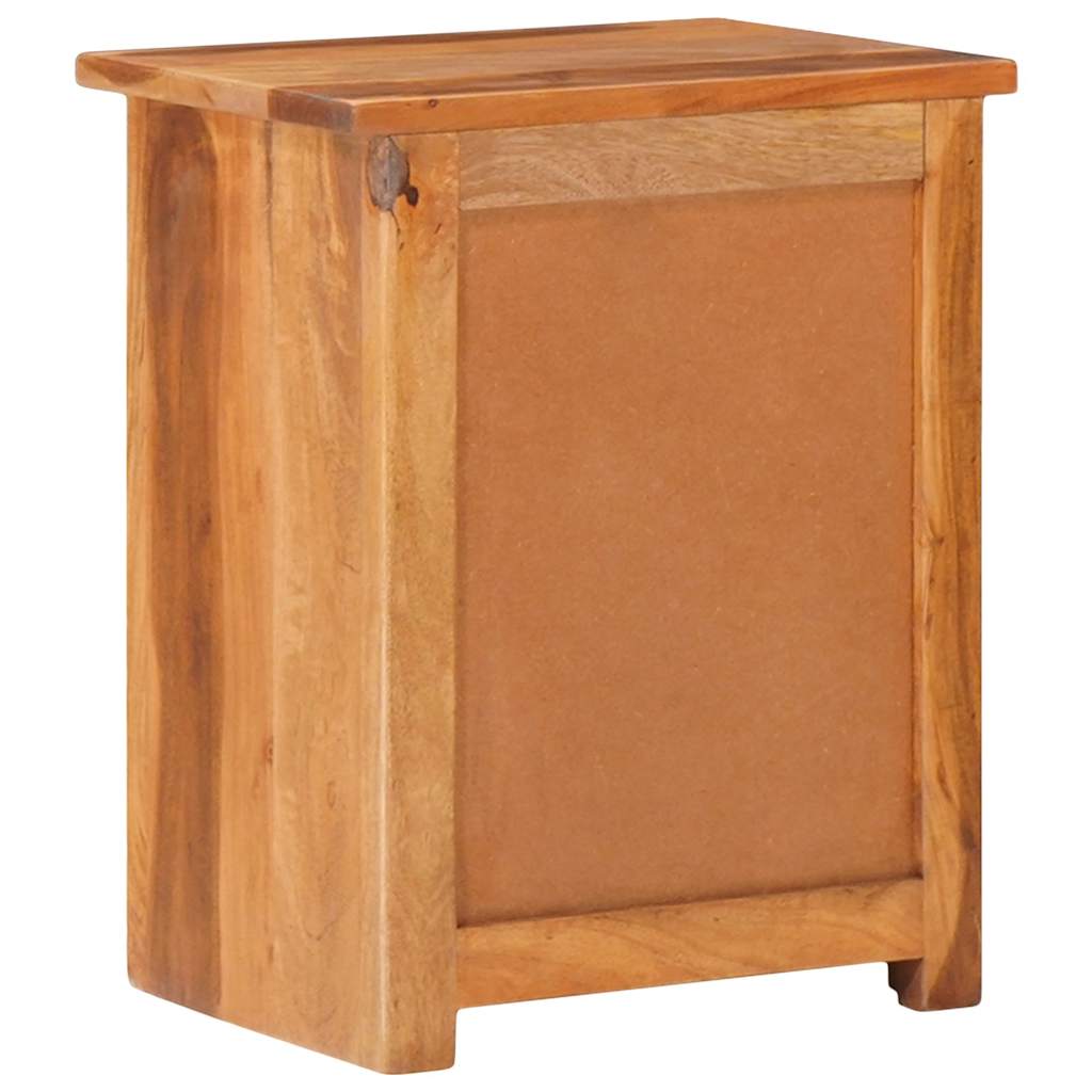vidaXL Stolik nocny, 40x30x50 cm, lite drewno