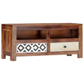 vidaXL Szafka pod TV, 90 x 30 x 40 cm, lite drewno akacjowe