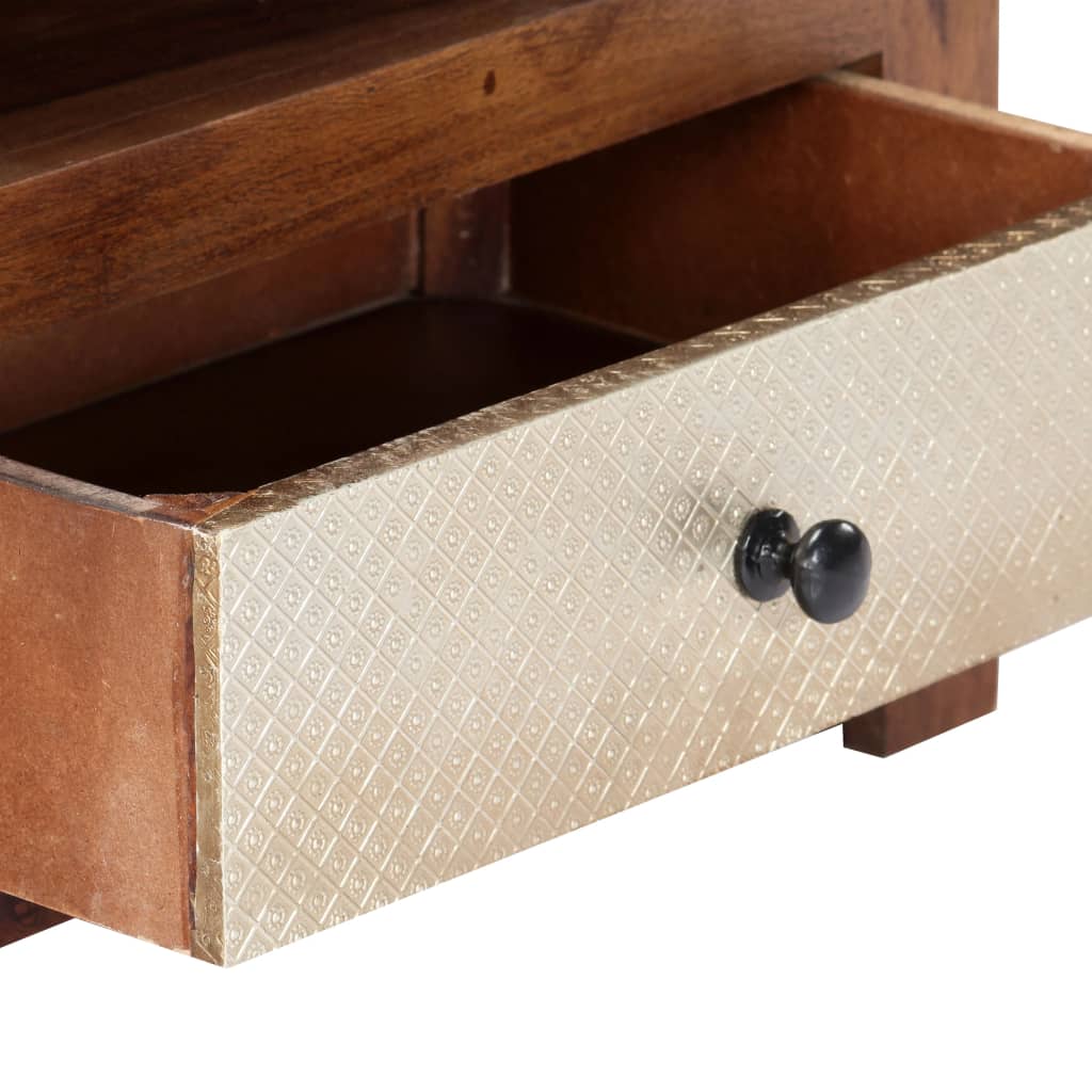 vidaXL Szafka pod TV, 90 x 30 x 40 cm, lite drewno akacjowe
