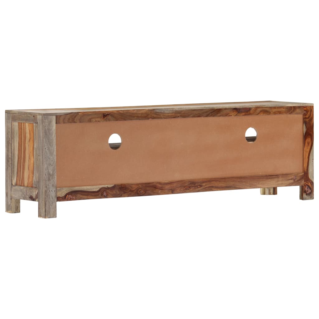 vidaXL Szafka pod TV z litego drewna akacjowego, 130 x 30 x 40 cm