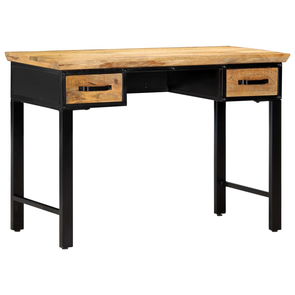 vidaXL Biurko, 110 x 50 x 76 cm, lite drewno mango