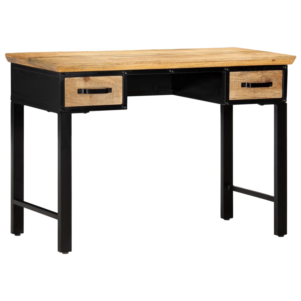 vidaXL Biurko, 110 x 50 x 76 cm, lite drewno mango