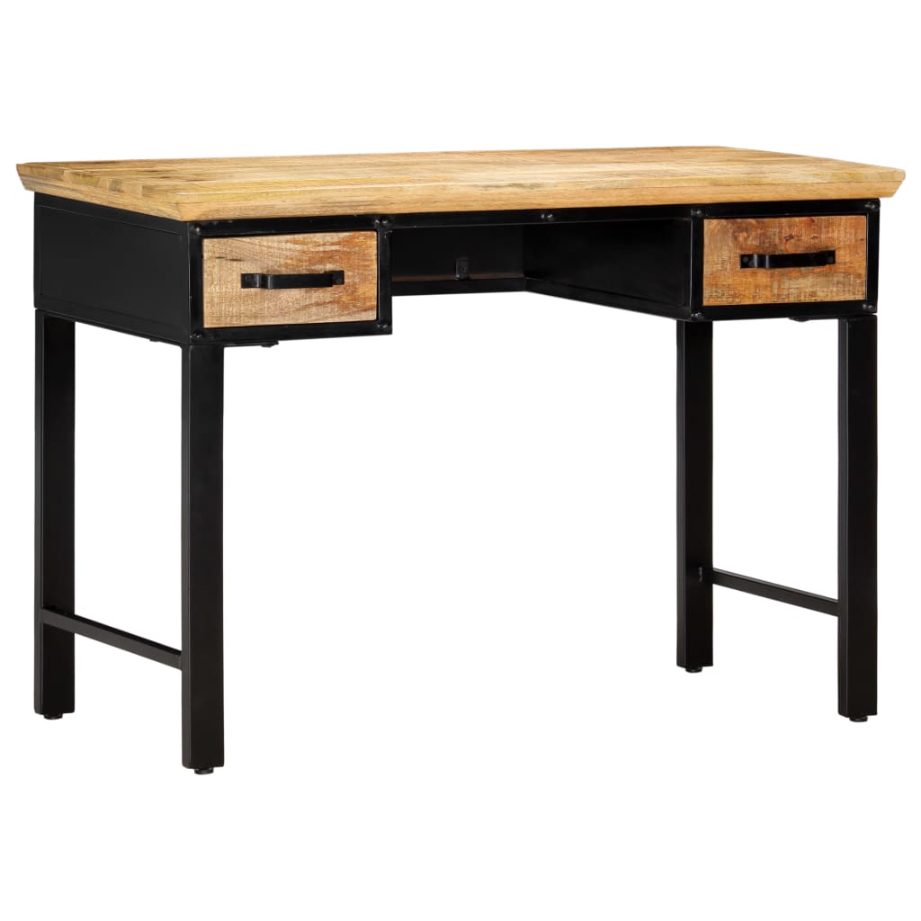 vidaXL Biurko, 110 x 50 x 76 cm, lite drewno mango