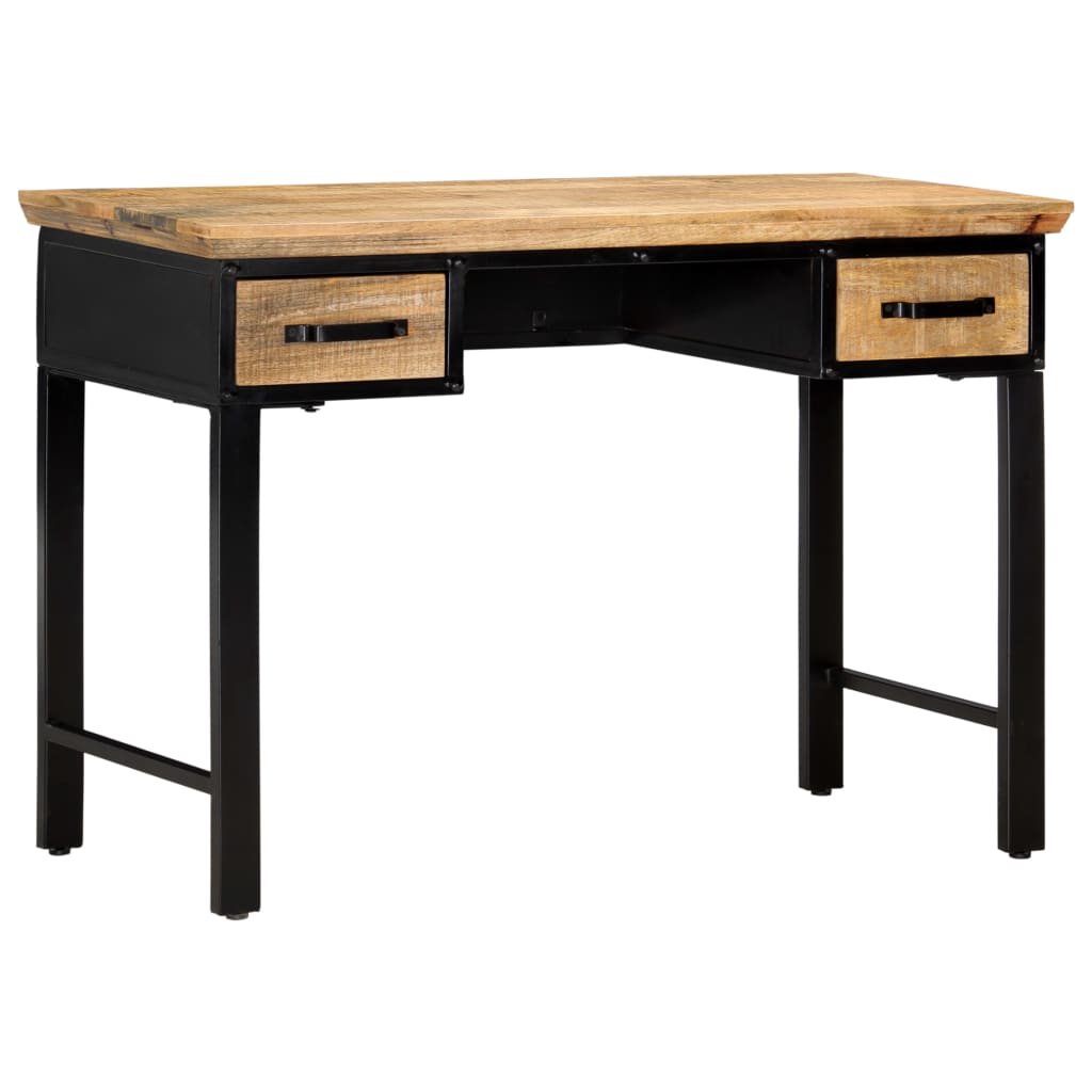 vidaXL Biurko, 110 x 50 x 76 cm, lite drewno mango