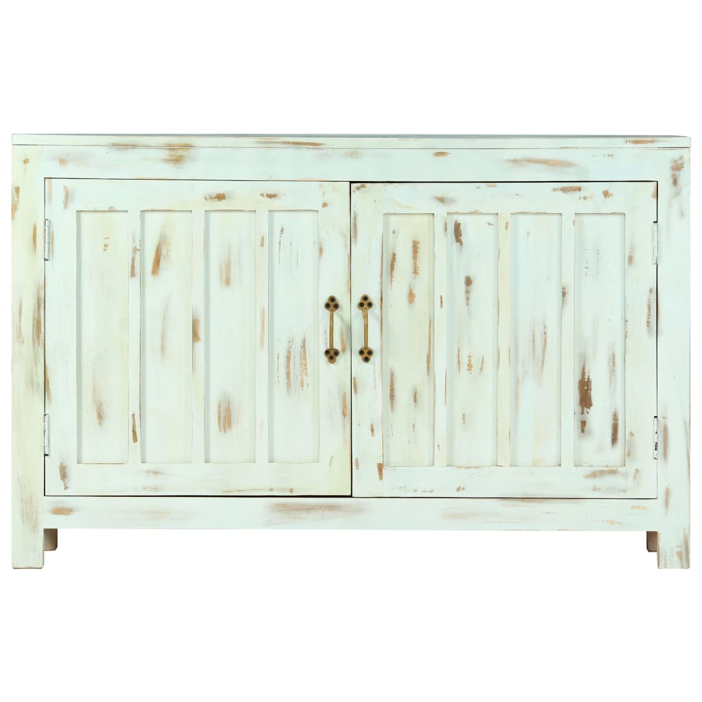 vidaXL Szafka, jasnoniebieska, 110x35x70 cm, lite drewno mango