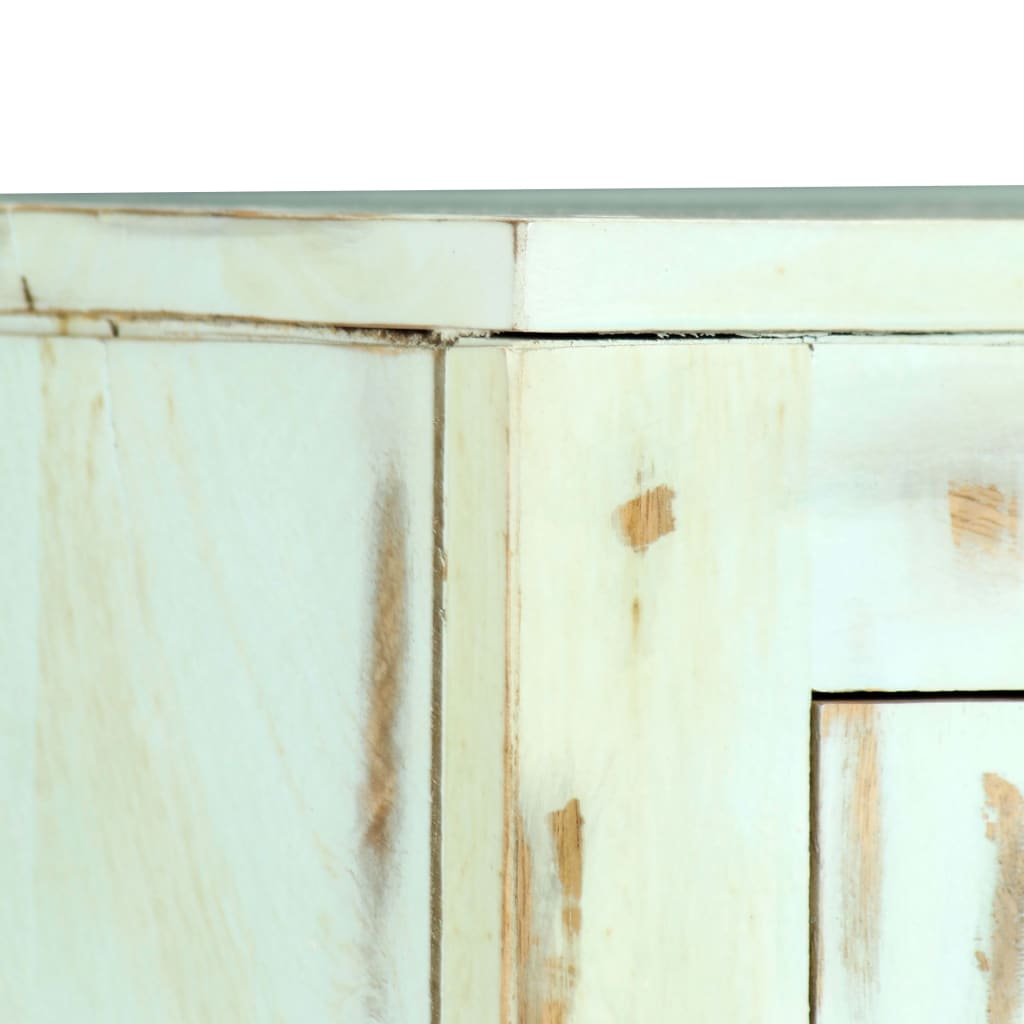 vidaXL Szafka, jasnoniebieska, 110x35x70 cm, lite drewno mango